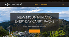 Desktop Screenshot of mysteryranch.com