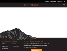 Tablet Screenshot of mysteryranch.com